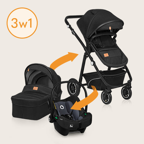 Lionelo Bianka 3in1 – Black Onyx