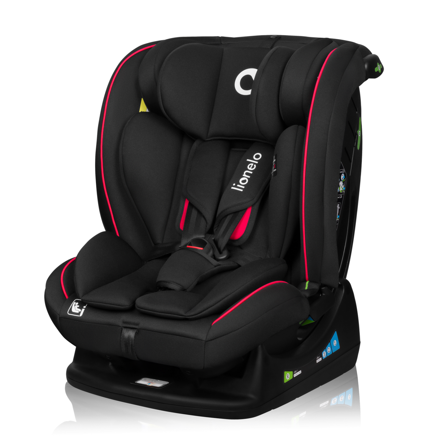 Lionelo Aart i‑Size Black Carbon Red