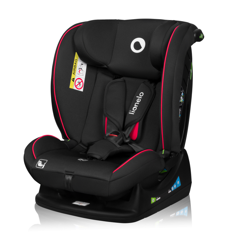 Lionelo Aart i‑Size Black Carbon Red