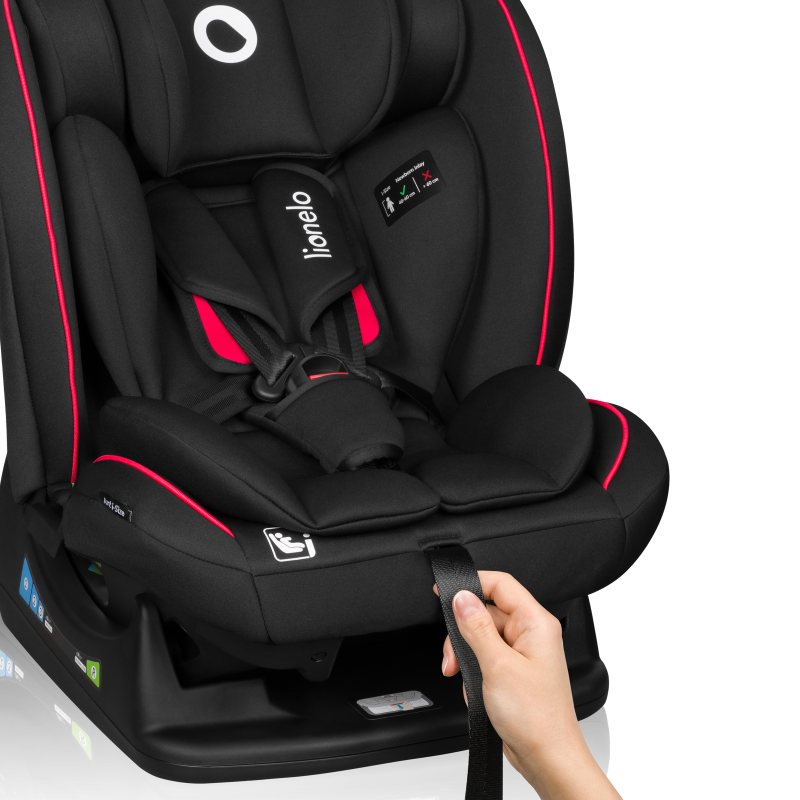 Lionelo Aart i‑Size Black Carbon Red