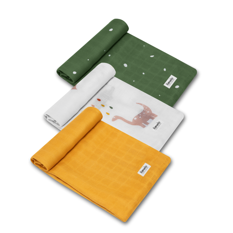 Lionelo Bamboo Set – Set prej 3 pelenash bambu