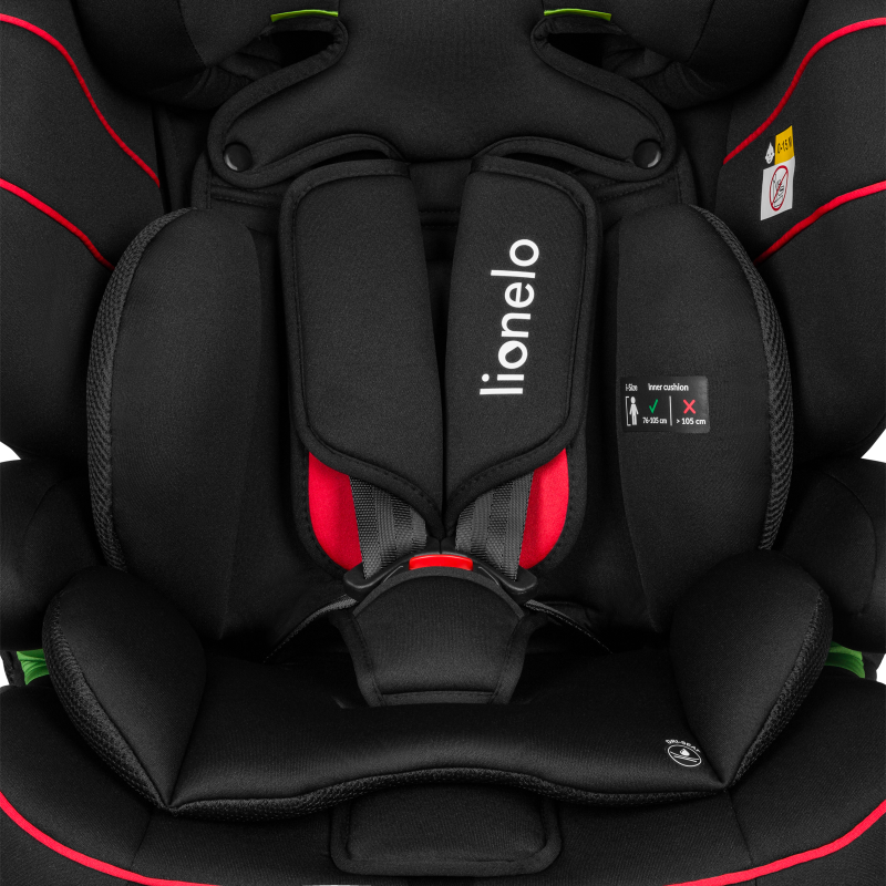 Lionelo Levi One i‑Size Car Seat (Sporty Black)