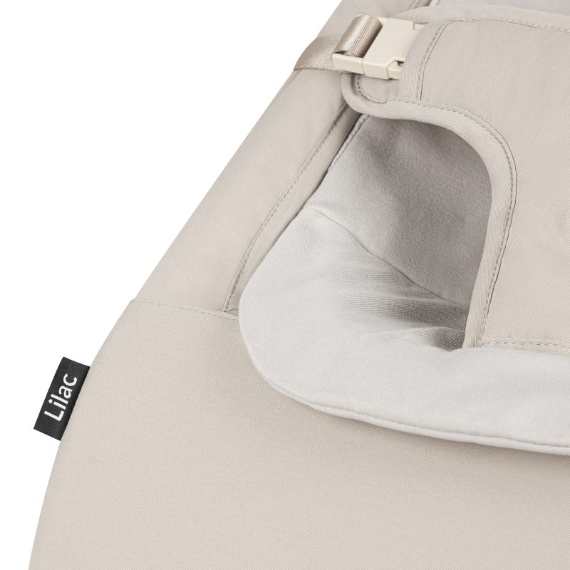 Lionelo Lilac Beige Sand – Rocker‑Recliner për fëmijë
