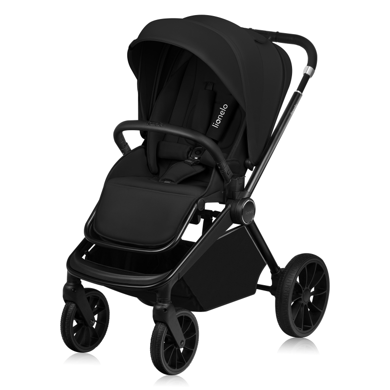 Lionelo Mika Plus 3‑in‑1 – Black Onyx