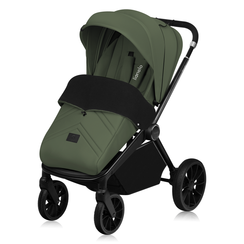 Lionelo Mika Plus 3‑in‑1 – Black Onyx