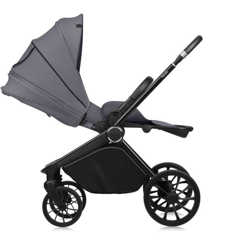 Lionelo Mika Plus 3‑in‑1 – Black Onyx