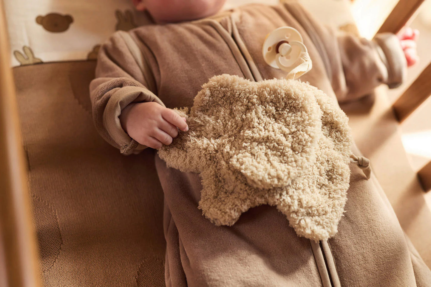 Pëlhurë e butë për biberon me elefant