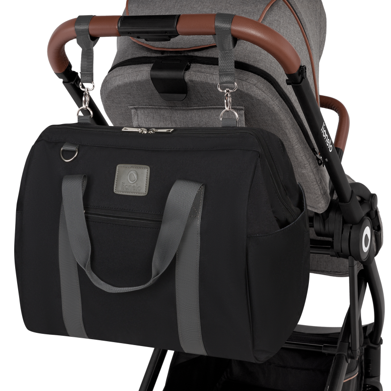 Lionelo Ida Black Onyx – Çantë pram (Mommy Bag)