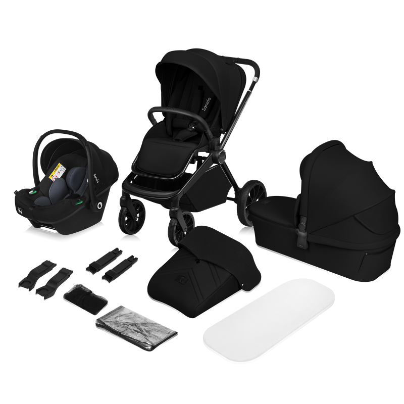 Lionelo Mika Plus 3in1 – Black Onyx