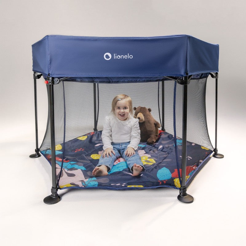 Lionelo Roel Blue Navy – Playpen për fëmijë