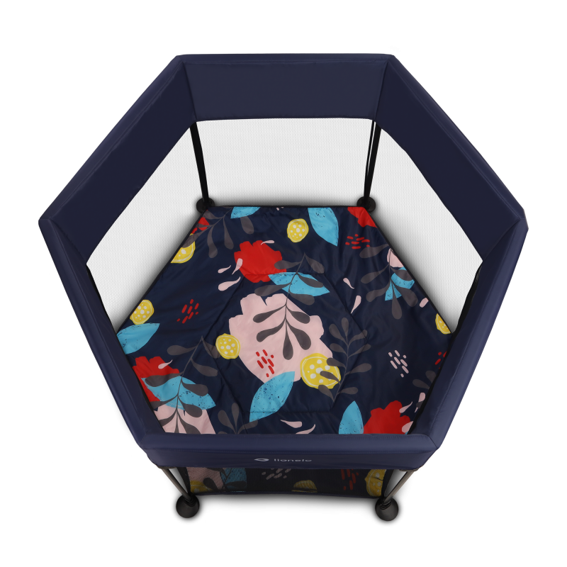 Lionelo Roel Blue Navy – Playpen për fëmijë