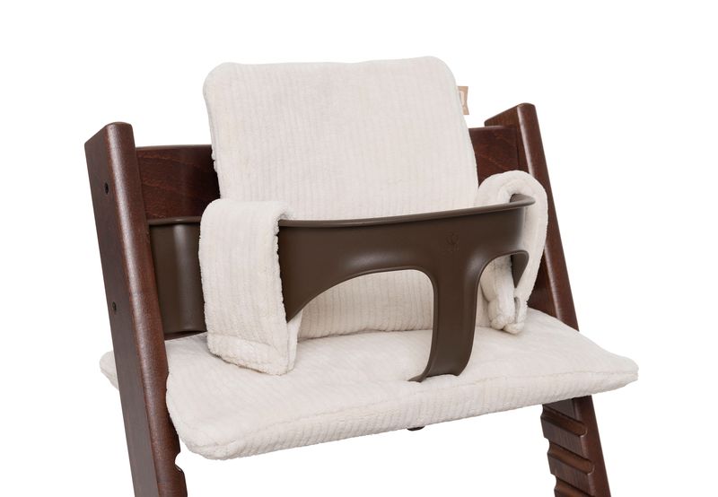 Jastëk për karrige ngrënieje që përshtatet me rritjen e fëmijës Cloudy Rib Oatmeal