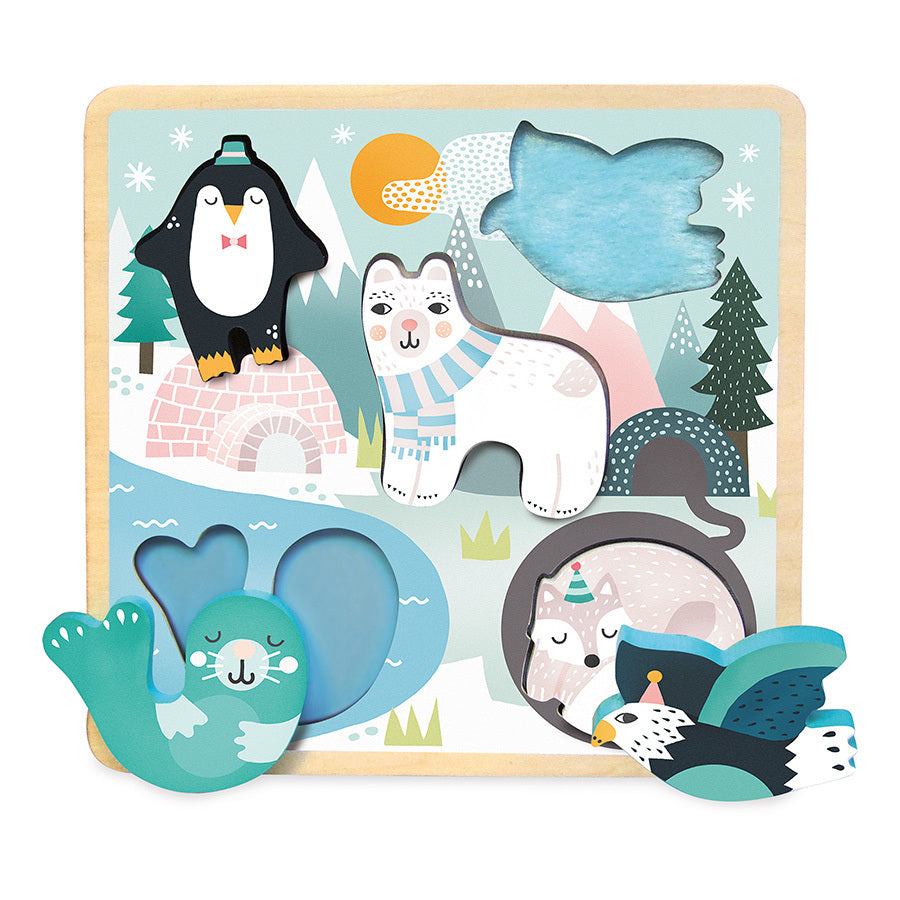 Puzzle prek dhe ndjej LED